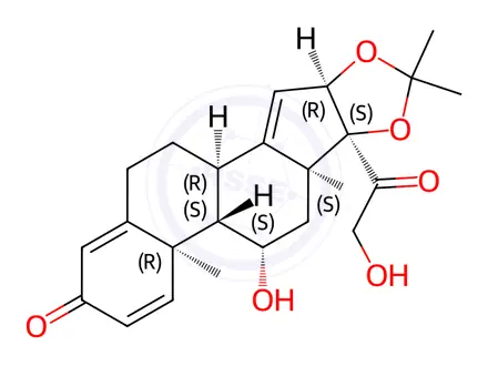 Chemical structure of Desonide Impurity 19