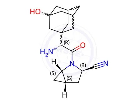 Chemical structure of Saxagliptin Impurity 19