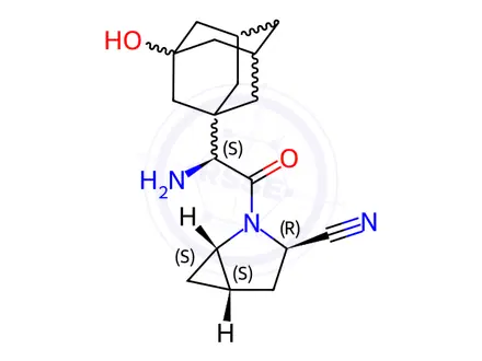Chemical structure of Saxagliptin Impurity 18