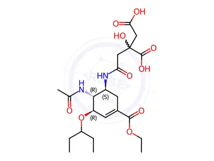 Chemical structure of Oseltamivir Impurity 109