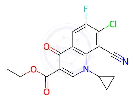 Chemical structure of Pradofloxacin Impurity 3