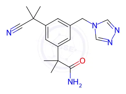 Chemical structure of Anastrozole Impurity 24
