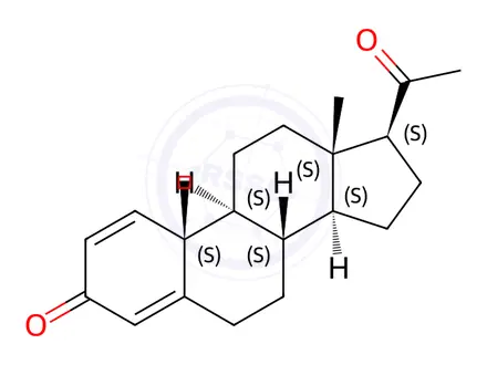 Chemical structure of Progesterone EP Impurity J