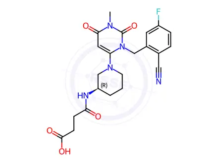 Chemical structure of Trelagliptin Impurity 5