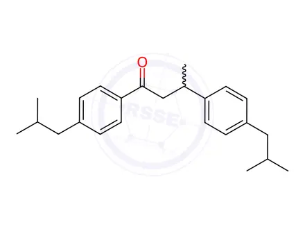 Chemical structure of Ibuprofen EP Impurity H