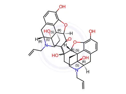 Chemical structure of 6',7-Naloxol-Naloxone