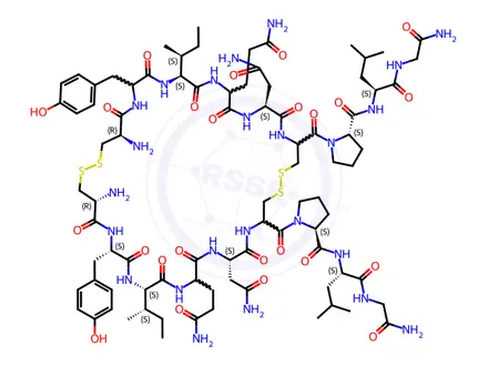 Chemical structure of Oxytocin EP Impurity A