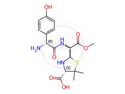 Chemical structure of Amoxicillin Impurity 64