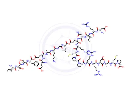 Chemical structure of ILE-THR-SER-PHE-GLU-GLU-ALA-LYS-GLY-LEU-ASP-ARG-ILE-ASN-GLU-ARG-MET-PRO-PRO-ARG-ARG-ASP-ALA-MET-PRO