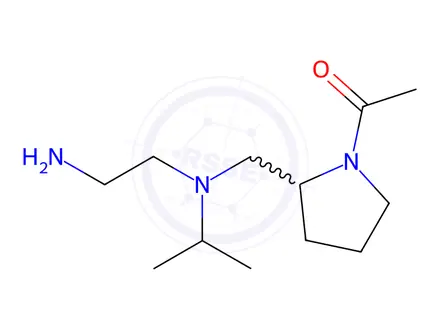 Chemical structure of 1-(2-(((2-Aminoethyl)(isopropyl)amino)methyl)pyrrolidin-1-yl)ethanone