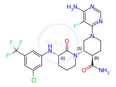 Chemical structure of Vecabrutinib Impurity 2
