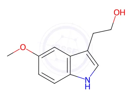 Chemical structure of 5-methoxytryptophol