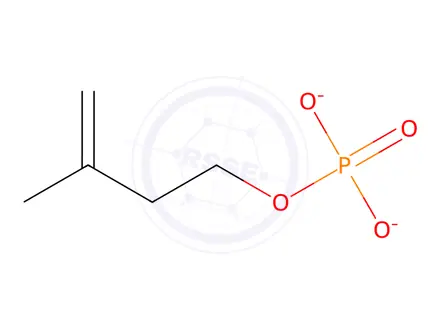 Chemical structure of Phosphoric acid mono-(3-methyl-3-butenyl ester) dilithium salt