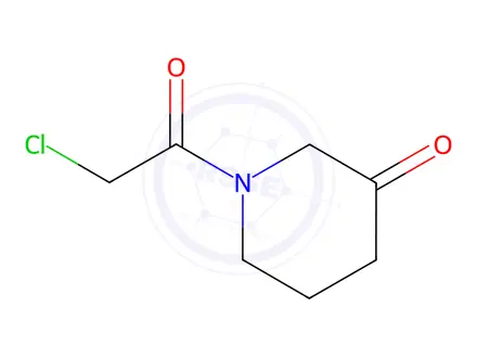Chemical structure of 1-(2-Chloroacetyl)piperidin-3-one