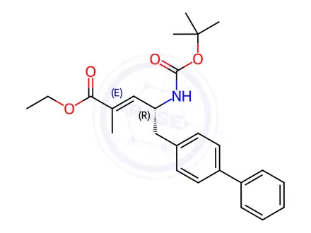Chemical structure of LCZ696(valsartan + sacubitril) impurity 24
