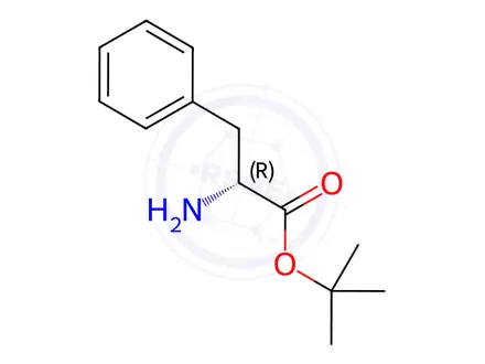 Chemical structure of D-Phenylalanine tert-Butyl Ester Hydrochloride