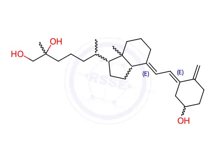 Chemical structure of 25, 26-Dihydroxy Vitamin D3