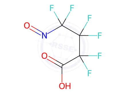Chemical structure of CARBOXYNITROSO RUBBER