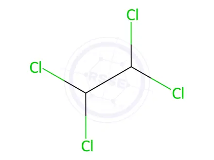 Chemical structure of 1,1,2,2-Tetrachloroethane
