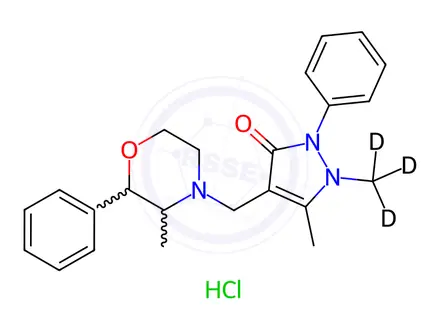 Chemical structure of Morazone-d3 Hydrochloride