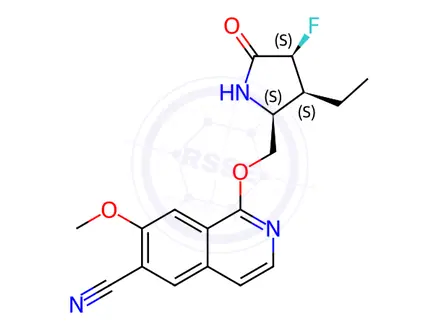 Chemical structure of Zimlovisertib Impurity 127