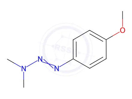 Chemical structure of 1-(4-Methoxyphenyl)-3,3-dimethyltriaz-1-ene