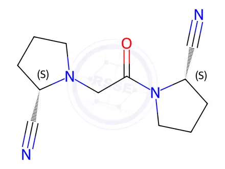 Chemical structure of Vildagliptin Impurity 165