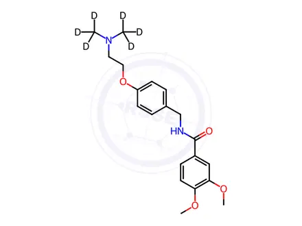 Chemical structure of Itopride D6 Hydrochloride-AR Grade