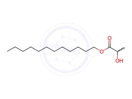 Chemical structure of Lactic Acid Impurity 2 (Lactic Acid Dodecyl Ester)
