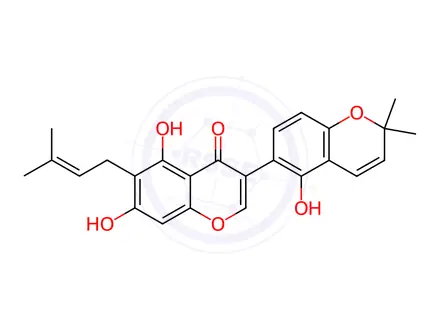 Chemical structure of Xanthone Impurity 111