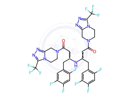 Chemical structure of Sitagliptin impurity B