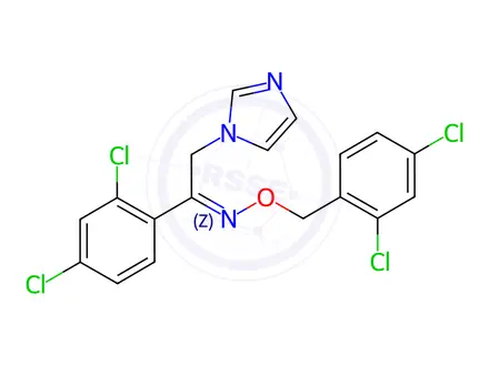 Chemical structure of Oxiconazole Impurity 1 (Oxiconazole USP Related Compound A)