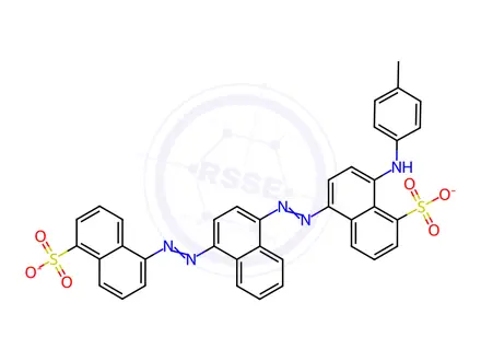 Chemical structure of COOMASSIE FAST BLACK G