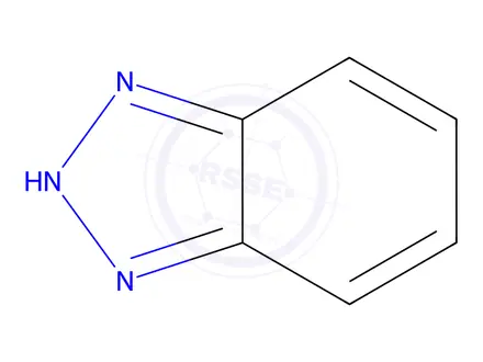 Chemical structure of Benzotriazole