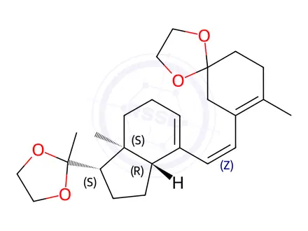 Chemical structure of Dydrogesterone Impurity 6 (Z-Isomer)