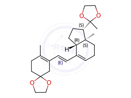 Chemical structure of Dydrogesterone Impurity 6 (E-Isomer)