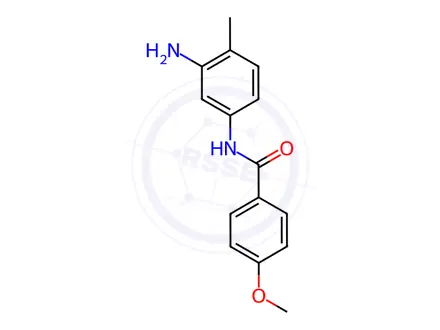 Chemical structure of N-(3-Amino-4-methylphenyl)-4-methoxybenzamide