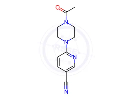 Chemical structure of 6-(4-Acetylpiperazin-1-yl)pyridine-3-carbonitrile
