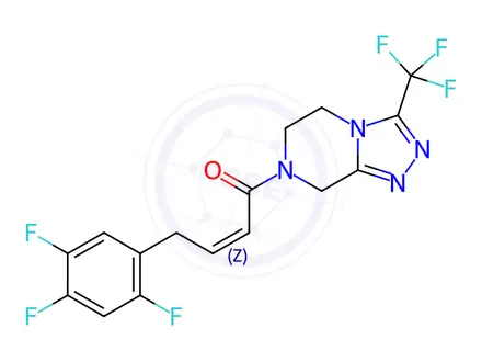 Chemical structure of Sitagliptin Impurity 12