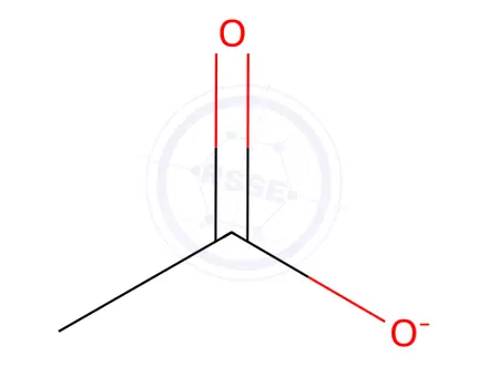 Chemical structure of Lithium acetate dihydrate