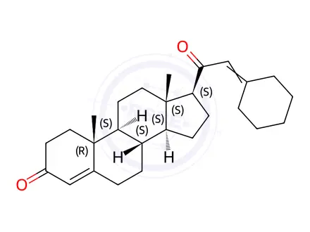 Chemical structure of Progesterone EP Impurity G