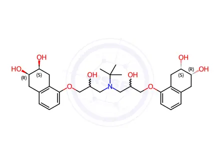 Chemical structure of Nadolol EP Impurity D