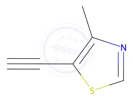 Chemical structure of Thiazole, 5-ethynyl-4-methyl-