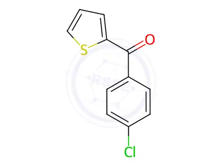 Chemical structure of (4-Chlorophenyl)(thiophen-2-yl)methanone