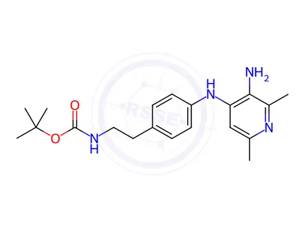Chemical structure of Linagliptin Impurity 152