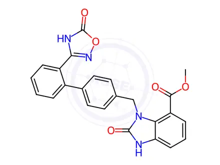 Chemical structure of Azilsartan impurity J