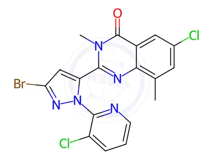 Chemical structure of Chlorantraniliprole Impurity 1