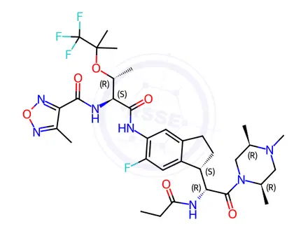 Chemical structure of Rifabutin Impurity H