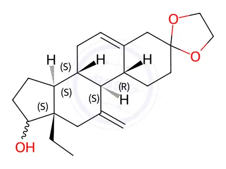Chemical structure of Etonogestrel Impurity 2