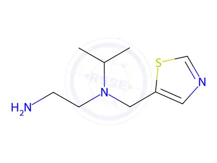 Chemical structure of N1-isopropyl-N1-(thiazol-5-ylmethyl)ethane-1,2-diamine